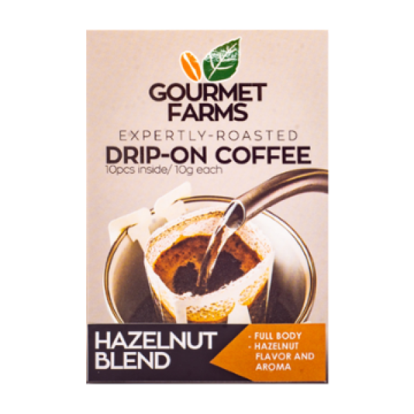 Gourmet Farms - Drip On  Coffee - Hazelnut Blend