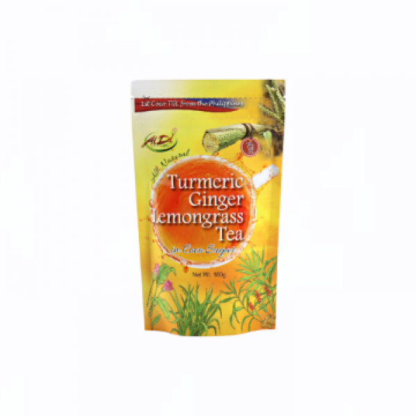 Turmeric, Ginger And Lemongrass Tea In Coco Sugar 180 Grams