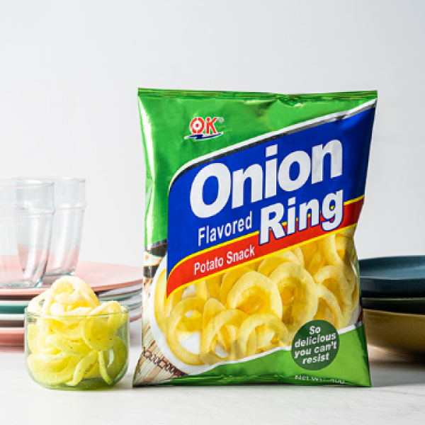 OK Onion Flavored Ring Potato Snack