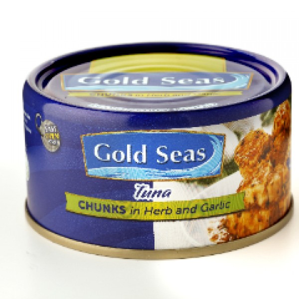 Gold Seas Tuna Chunks In Herb And Garlic