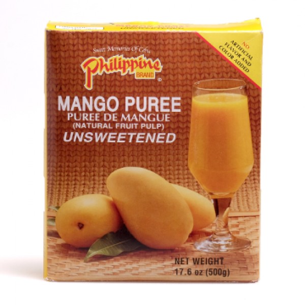 PHILIPPINE BRAND MANGO PUREE - UNSWEETENED