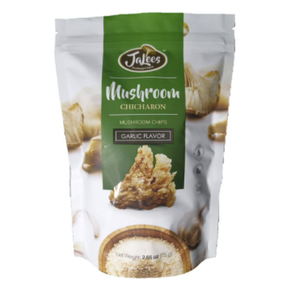 JA Lees Farms Mushroom Chicharon (Garlic 75g) 