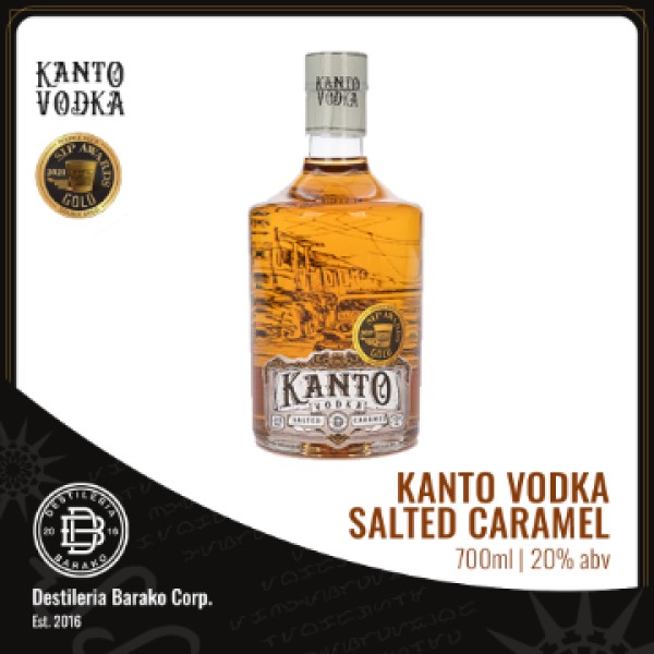 Kanto Salted Caramel Vodka | Kanto | Destileria Barako | 700ml | 20% ABV