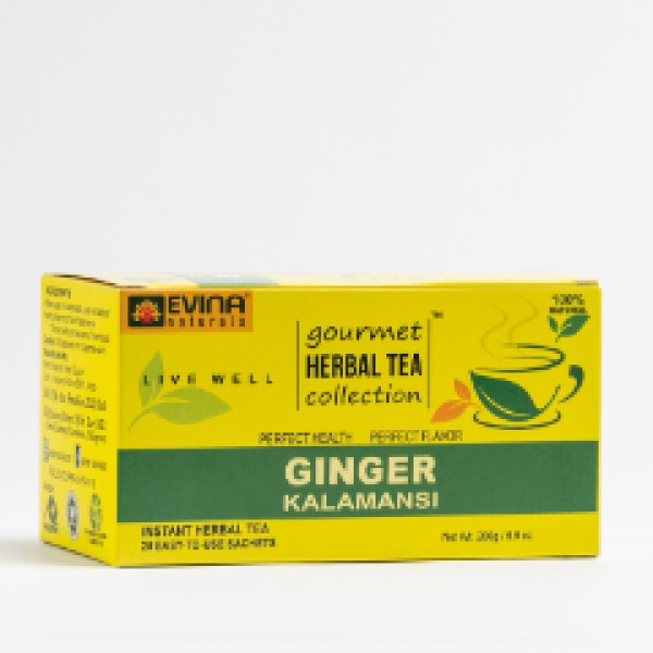 EVINA NATURALS Gourmet Herbal Tea Collection - Ginger Kalamansi/Citrus (20sx10g)