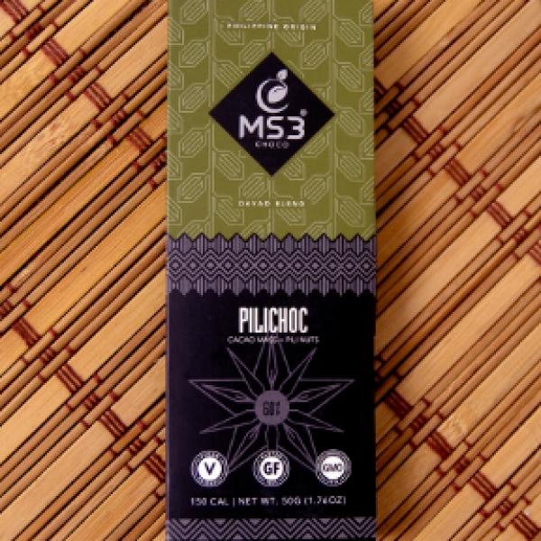 MS3 Choco - 60% Pili Chocolate Bar