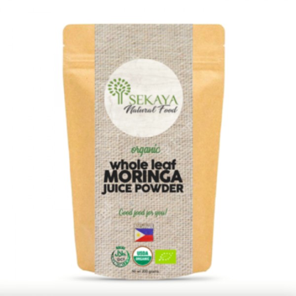 Sekaya Moringa Leaf Juice Powder 6:1, 100% Organic