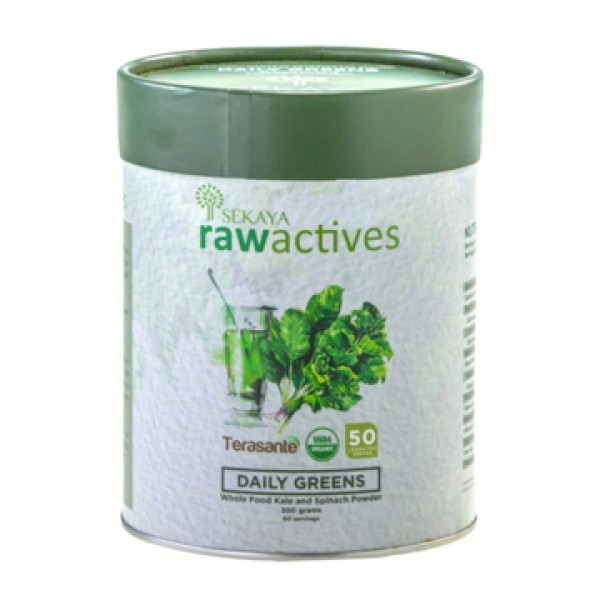 Sekaya Raw Actives Daily Greens, Organic