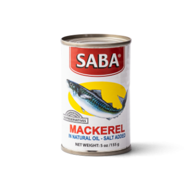Saba Mackerel in Natural Oil - Salt Added