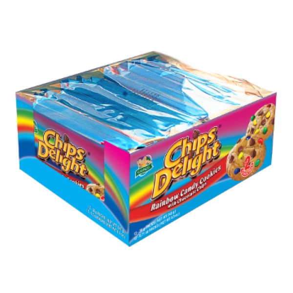 Chips Delight Rainbow Candy Cookies With Chocolate Chips