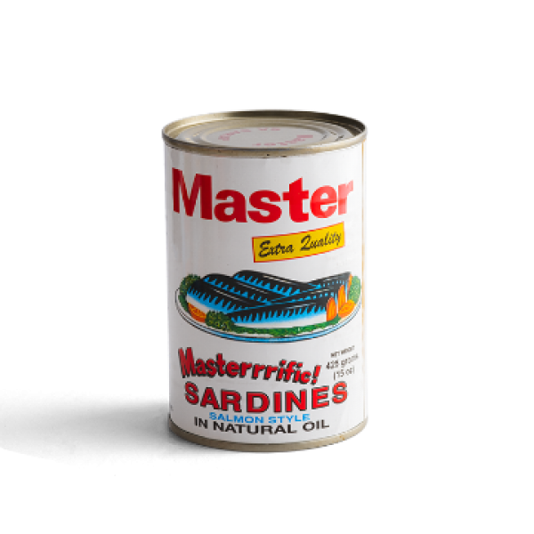 Master Sardines Salmon Style In Natural Oil