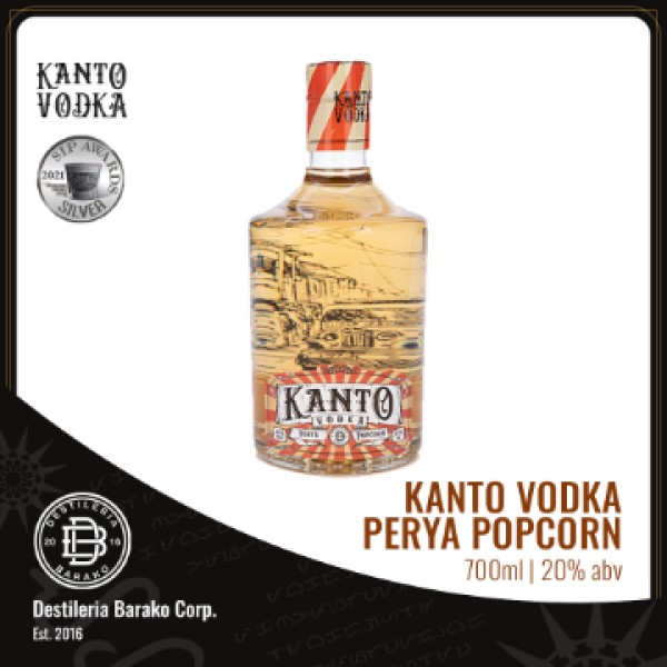 Kanto Perya Popcorn Vodka | Kanto | Destileria Barako | 700ml | 20% ABV