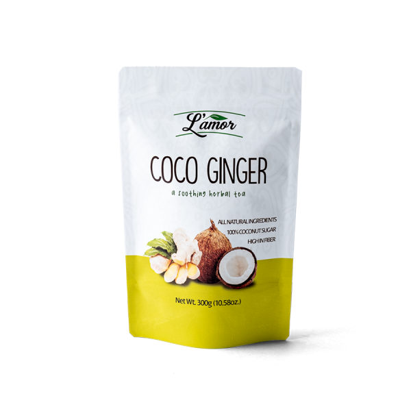 L’amor Coco Ginger Herbal Tea