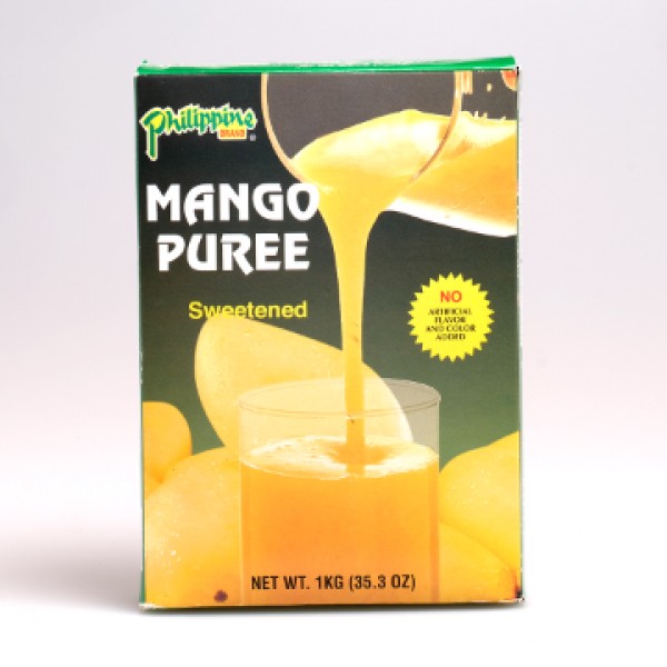 PHILIPPINE BRAND MANGO PUREE SWEETENED