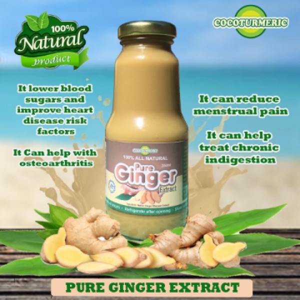 PURE GINGER EXTRACT, 250ml, All Natural