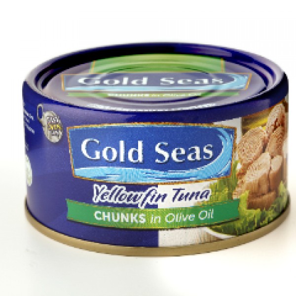 Gold Seas Yellowfin Tuna Chunks In Olive Oil