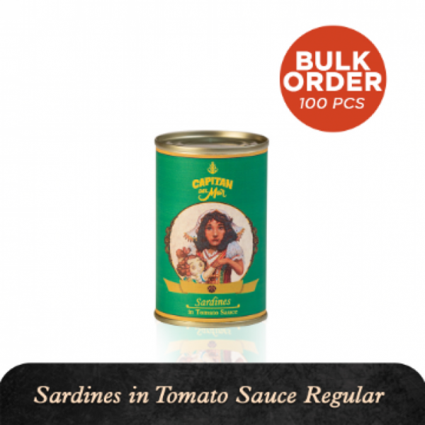 Capitan Del Mar Sardines In Tomato Sauce Regular 155g Easy Open Can