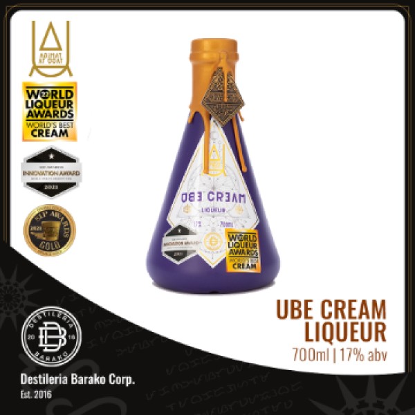 Ube Cream Liqueur™️ | Agimat At Ugat | Destileria Barako | 700ml | 17% ABV