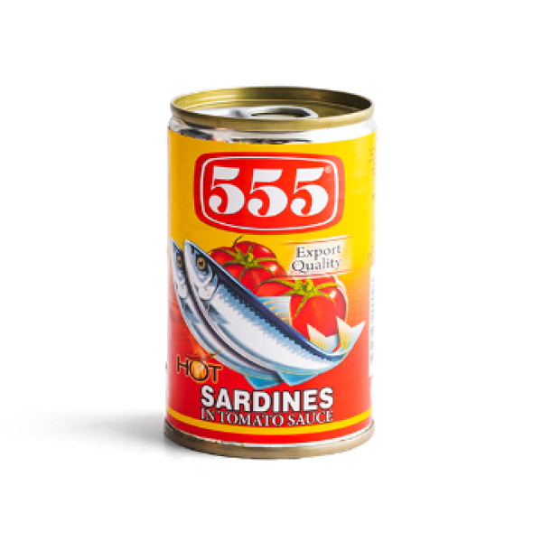 555 Sardines Chili 155g
