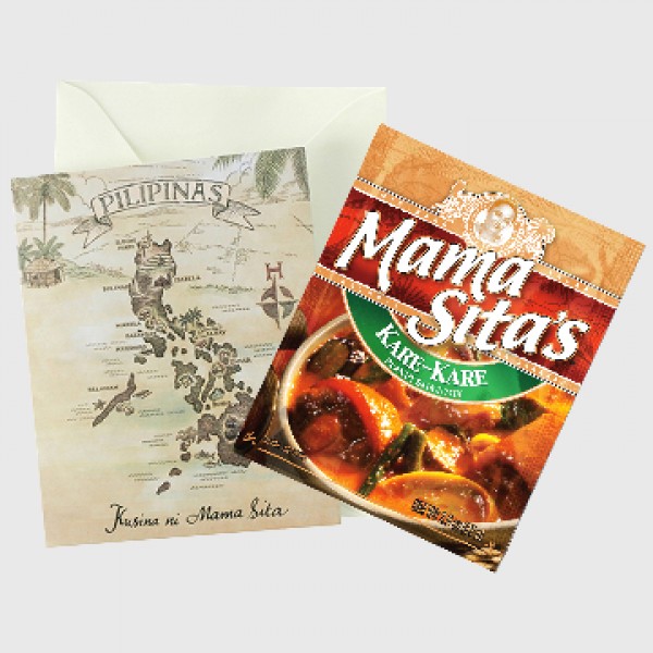 Mama Sita’s Peanut Sauce (Kare-kare) Mix 57g With  Philippine Card