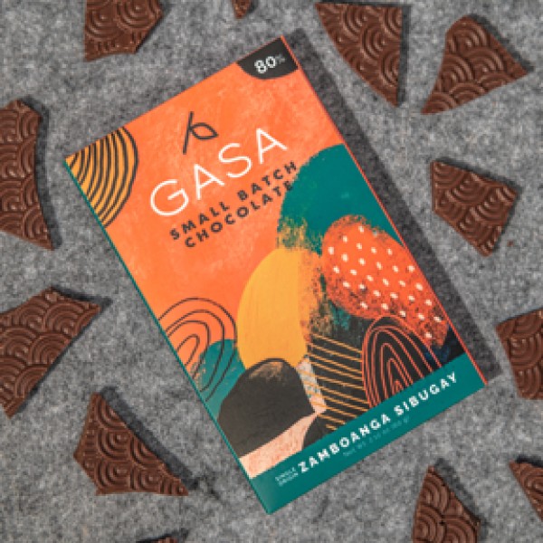 Gasa 80% Zamboanga Sibugay Single Origin Dark Chocolate