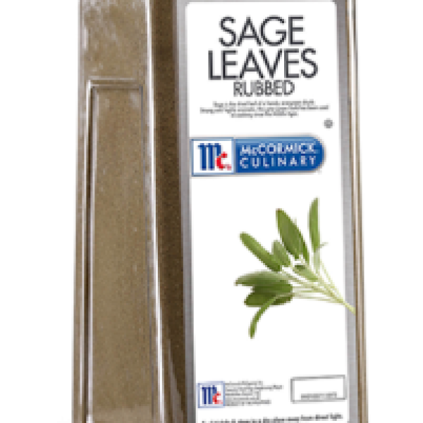 Sage Leaves Rubbed