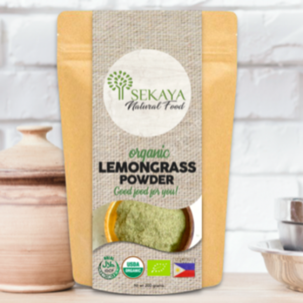 Sekaya Lemongrass Powder, 100% Organic