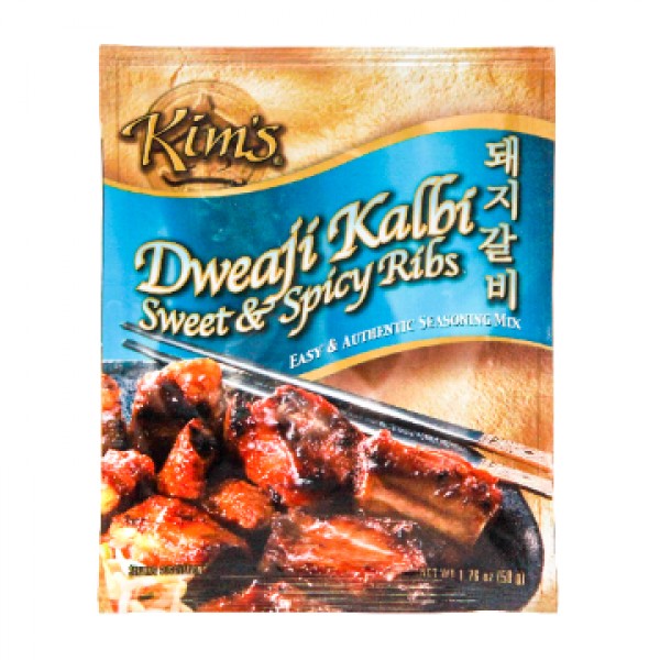Kim's Dweaji Kalbi Sweet And Spicy Ribs Mix