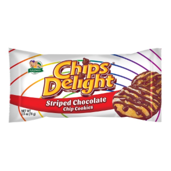 Chips Delight Striped Chocolate Chip Cookies