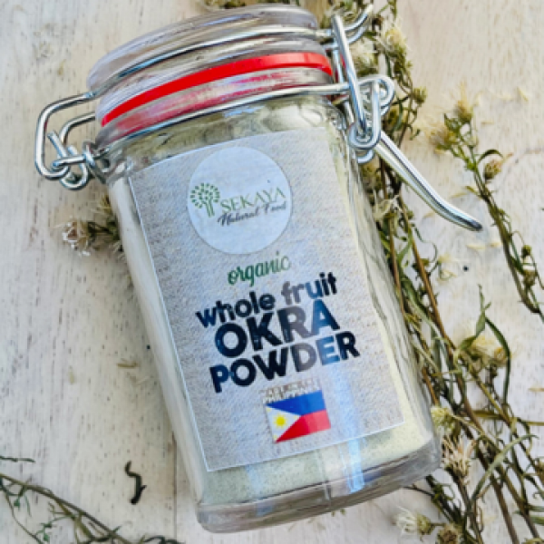 Sekaya Okra Whole Fruit Powder, 100% Organic
