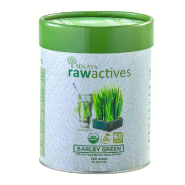 Sekaya Raw Actives Barley Green, 100% Organic