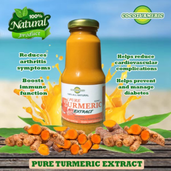 PURE TURMERIC EXTRACT, 250ML, All Natural