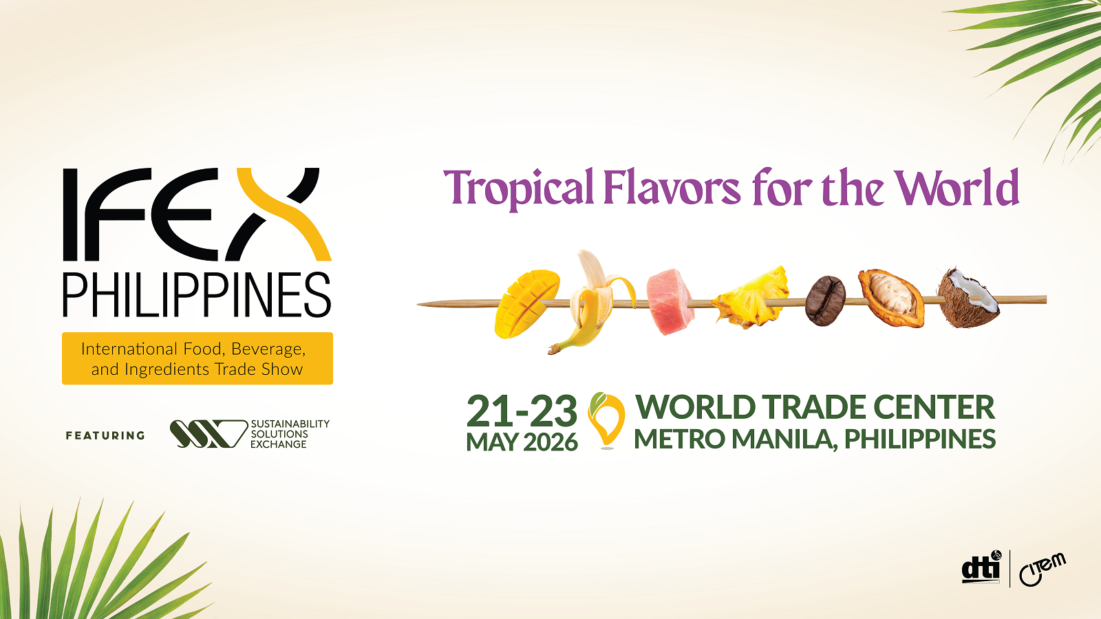 From soil to shelf: Sourcing high-value tropical flavors at IFEX PH 2026